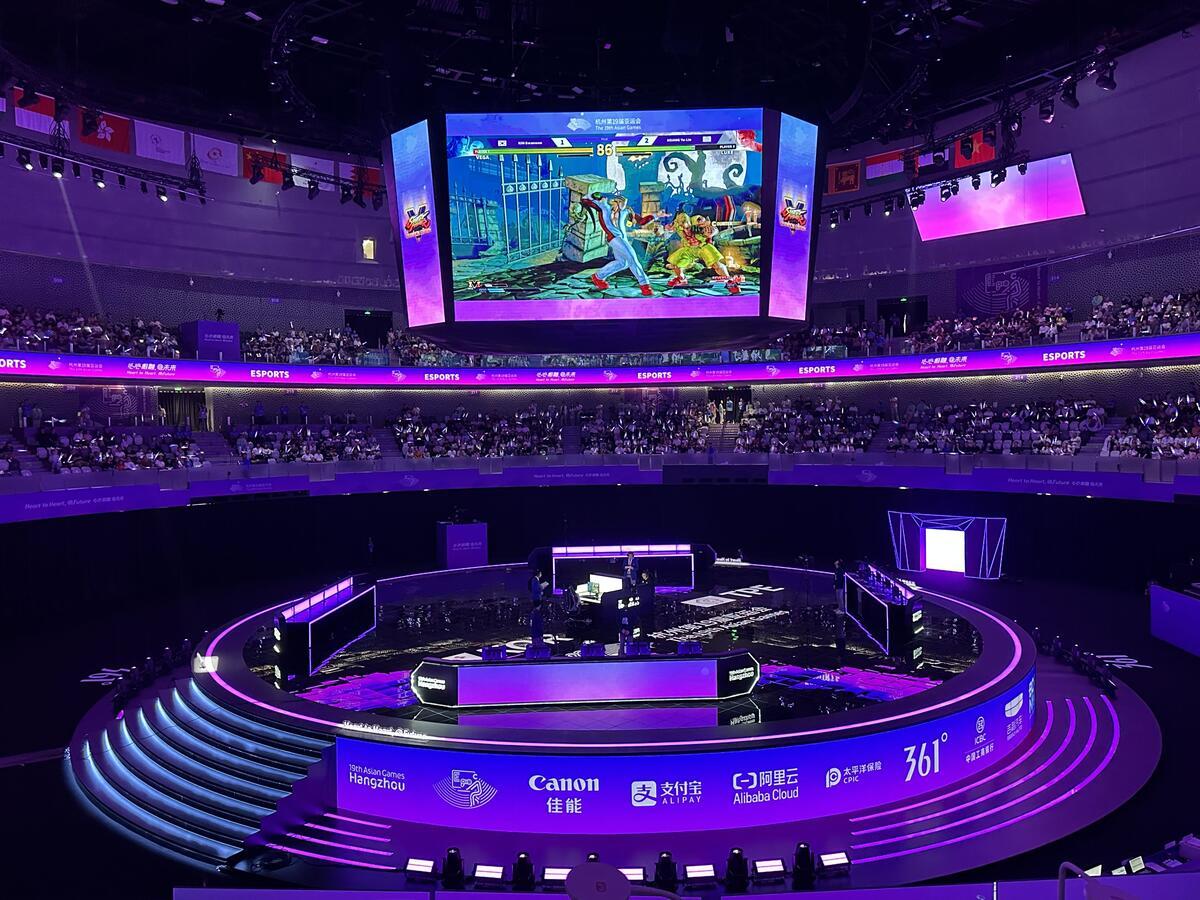 乐天堂电竞比赛现场